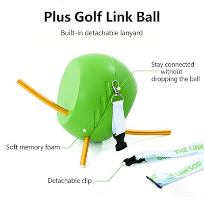 The Connector Golf Training Aid, Upgraded Golf Swing Trainer Ball for Posture Correction Practice, Portable Golf Training Aid Golf Swing Aid Golf Training Aids Tool for Golfers and Beginners