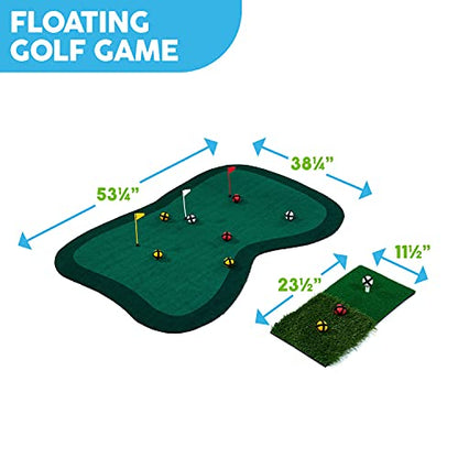 MD Sports Big Sky Putting Green Golf Training Games Pong Style, Perfect for Golf Game Practice - style: Floating Chipping Green
