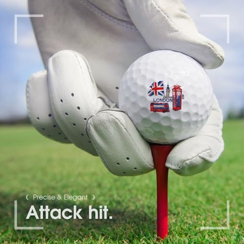 London Souvenir Custom Golf Ball Soft Practice Golf Balls Performance Distance and Speed for Women Men Indoor Outdoor