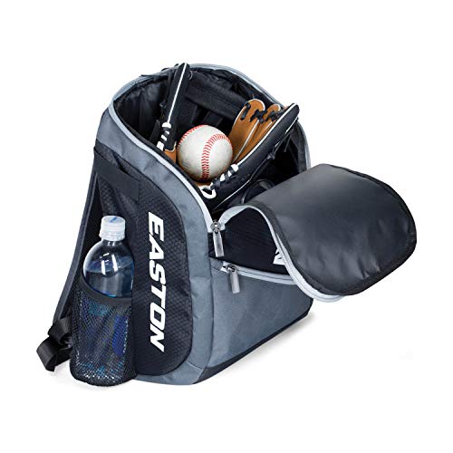Easton | GAME READY Youth Backpack Equipment Bag | T-Ball / Rec / Travel | Baseball & Softball | Multiple Colors - color: Red White & Blue