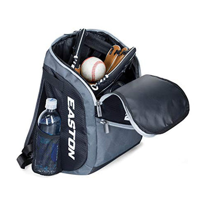 Easton | GAME READY Youth Backpack Equipment Bag | T-Ball / Rec / Travel | Baseball & Softball | Multiple Colors - color: Red White & Blue