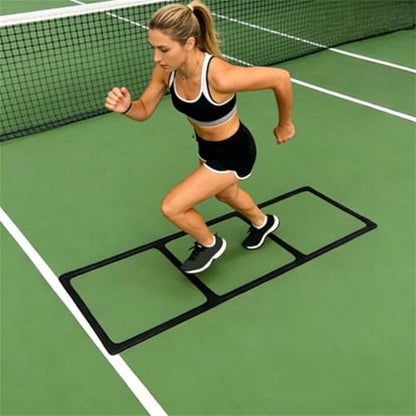 3 Rung Agility Ladder Built from Soft Silicone for Speed Training and Movement Exercises in Soccer Basketball Fitness