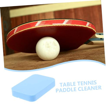 WOONEKY Table Tennis Racket Cleaner PVA Sponge for Effortless Cleaning Streak Finish High-Efficiency Dry Cleaning Technology Convenient Racket Maintenance