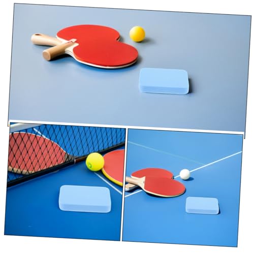 BESPORTBLE 2Pcs Table Tennis Paddle Cleaning Sponge Professional Racket Rubber Care Eraser Dual Sided Moisture Absorbent Durable PVA Rubber Cleaner for Racket Maintenance