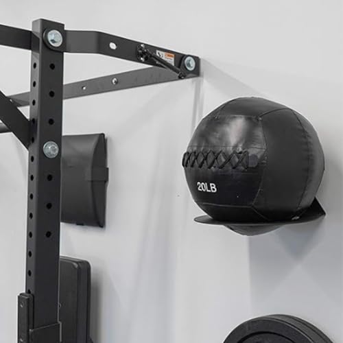Medicine Ball Rack Exercise Ball Holder Wall Mount, Wall Ball Storage for Gym Sports Garage Home Commercial Accessory 8.8 Inch Inside Diameter