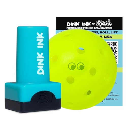 Dink Ink Pickleball Stamper – Fun Way to Mark Your Pickleballs | Great Gift for Pickleball Lovers | Easy to Use | No Mess | Long-Lasting Ink | Perfect Stocking Stuffer for The Holiday - color: Sneaky Shot