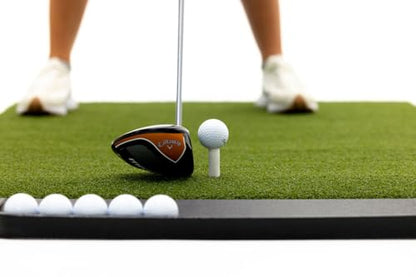 Dura-Pro Premium Turf Indoor/Outdoor Golf Mat. Bonus Tray + 3 Tees