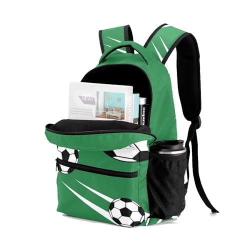 Sport Soccer Player Number Team Name Forest Personalized School Backpack for Teen Kid-Boy/Girl Primary Daypack Travel Bookbag - color: Option 33