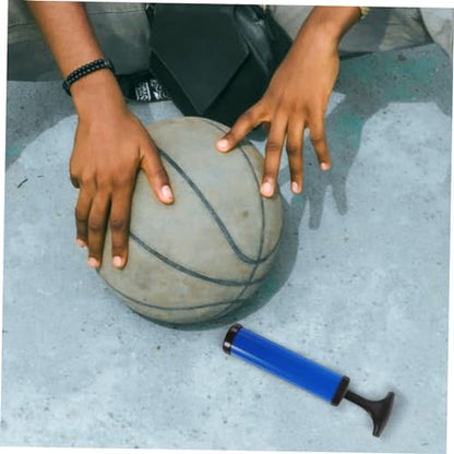 1set Portable Basketball Pump Inflator Kit Needles Hand Pump Extension Hose and Nozzle for Basketball Soccer and Volleyball and Easy to Use