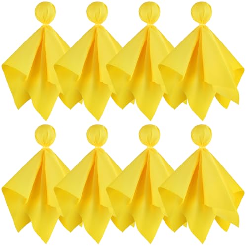 8 PCS Yellow Penalty Flag Football Flags, Referee Game Party Accessory - color: 8 PCS Yellow