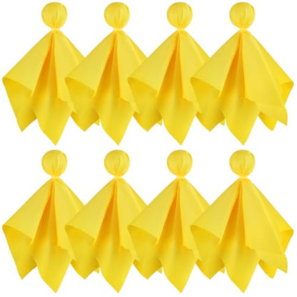 8 PCS Yellow Penalty Flag Football Flags, Referee Game Party Accessory - color: 8 PCS Yellow