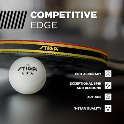 Stiga 3-Star Table Tennis Balls