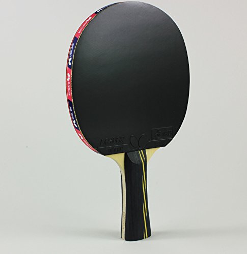 Butterfly RDJ S6 Shakehand Table Tennis Racket | RDJ Series | Offers An Ideal Balance Of Speed, Spin And Control | Recommended For Beginning Level Players