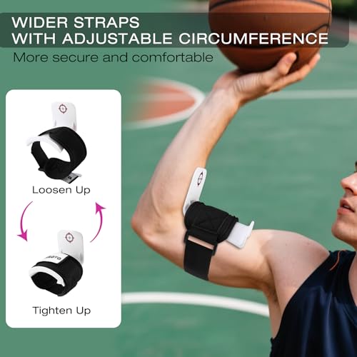 90 Degree Angle Basketball Shooting Trainer Training Equipment Aid with Adjustable Strap on Your Arm for Teenagers & Beginners Correct Shooting Posture Achieve Perfect Form Each Time Like The Pros