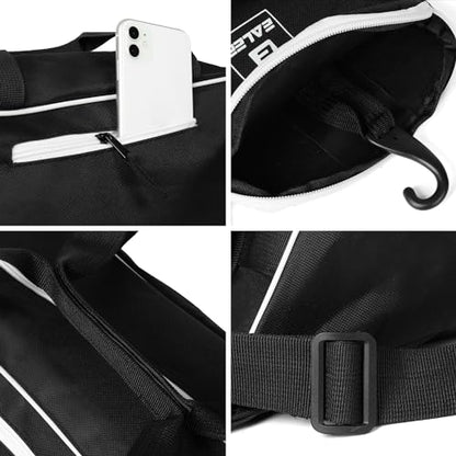 EALER Baseball Bat Tote Bag & T-ball, Softball Equipment Bag - Gear for Kids, Youth, and Adults Holds Bat, Helmet, Glove, Cleats, Shoes and More - color: Black