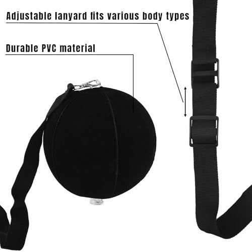 Golf Swing Training Aid for Beginners - Inflatable Smart Ball Arm Correcter, Adjustable Strap & Air Pump to Improve Swing Form