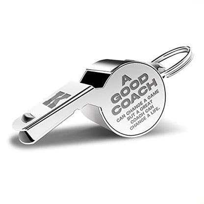 Whistles with Lanyard,Letter K, Coach Whistle, Football Gifts, Football Soccer Hockey Basketball Volleyball Baseball Coach Gifts for Men Women Teacher Thank You Cheer Coach Gift Coach
