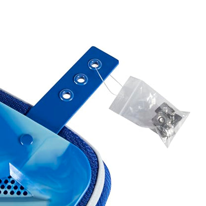Football Back Plate, Football Low Back Pad, Rear Protector Lower Back Pads+ Towel - color: blue and gray, size: Large