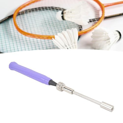 Professional Badminton Swing Trainer for Strength and Skills Improvement Adjustable Magnetic Feedback System Stainless Steel Portable Training Equipment for Beginners Adults Kids