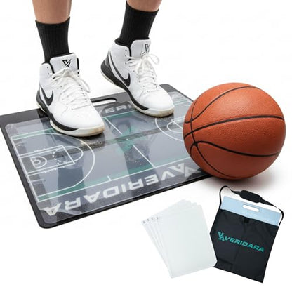 Basketball Sticky Mat Set (120 Total Sheets) – Instant Grip Shoe Cleaner with 3 Refill Pads – Includes Baseboard & Premium Carrying Bag – Stop Slipping on Indoor Courts