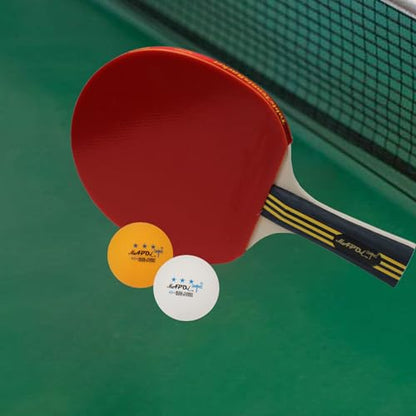 MAPOL 60/22 Count 3-Star 40+ Premium Ping Pong Balls Advanced Practice Table Tennis Ball - color: orange,22-pack