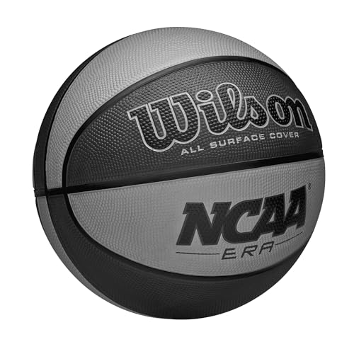 WILSON NCAA Era Basketballs - Size 5, Size 6 and Size 7 - color: Grey, size: Size 7 - 29.5"