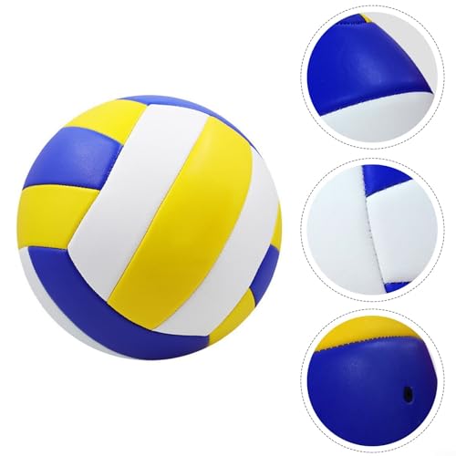FABULETTA Official Size 5 Volleyball for Indoor, Outdoor & Beach Play – Soft-Touch PVC Construction with Machine-Stitched Durability, Suitable for Beginners to