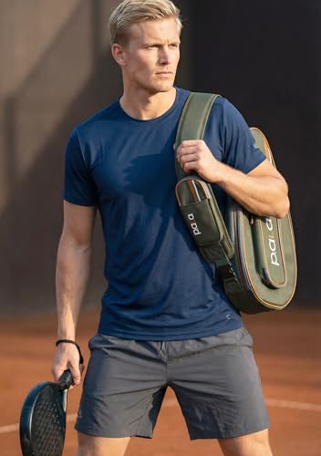 P.ala Multi-Sport Crossbody Padel Bag – Fits 2 Padel Rackets, Lightweight 2.07 lb, Fence Hook, 13” Device Sleeve, Compact Racket Bag for Padel, Tennis & Pickleball
