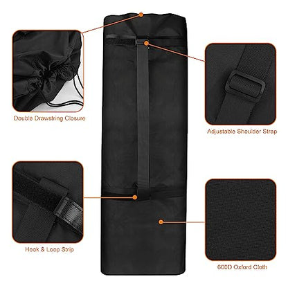 Cosmos Pickleball Net Storage Bag Pickle Ball Equipment Carry Bag Badminton Net Case Boundary Line Carrying Bag for Game Equipment Accessories Storage in Driveway Backyard (Mesh Net NOT Included)