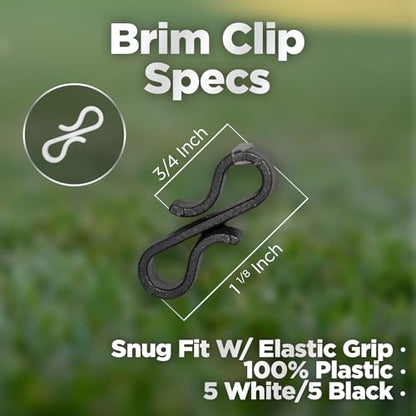 2 3/4" 100 American Golf Tees Plastic | 5 Black & 5 White Brim Clips for Plastic Tees | Simulator Tee | Driving Range Tee | Designed for Less Friction & Longer Drives | Stars & Stripes USA