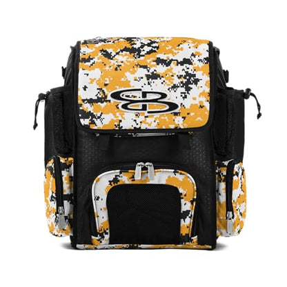 Boombah Mini Superpack Bat Bag Digital Camo Black/Gold - color: Black/Gold