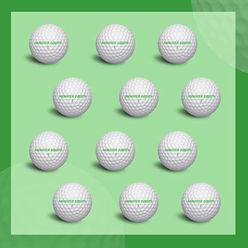 Golf Premium Golf Balls for Maximum Distance and Straighter Shots Custom Alignment Golf Ball Marker 1 Dozen (12-Balls) (3-Piece Tour Ball)