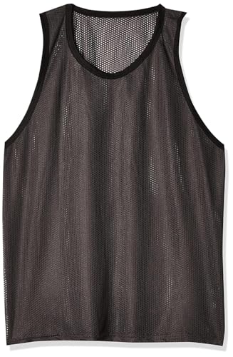 BlueDot Trading Adult & Youth Scrimmage Training Vests for Soccer, Basketball & More – Available in 1, 6, 12, 24 Packs - color: Grey, style: Youth 1 Pack