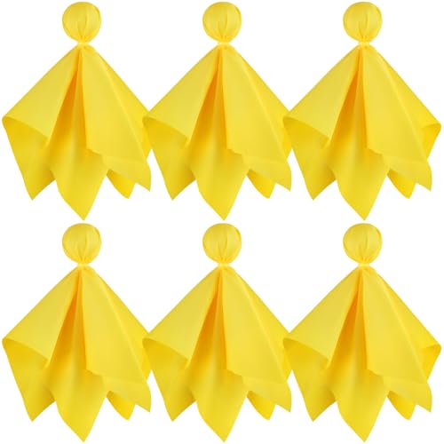 6 PCS Yellow Penalty Flag Football Flags, Penalty Flag, Referee Flag, Flags Football Sports Fan Set, Football Games Party Accessory Referee Game Party - color: 6 PCS Yellow