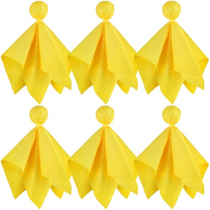 6 PCS Yellow Penalty Flag Football Flags, Penalty Flag, Referee Flag, Flags Football Sports Fan Set, Football Games Party Accessory Referee Game Party