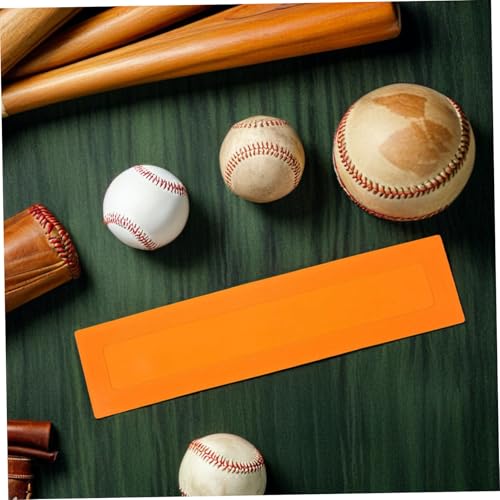 Beaupretty 2pcs Rectangular Volleyball Court Markers Portable Agility Training Spots High Visibility Orange Boundary Markers for Sports and Gym Use