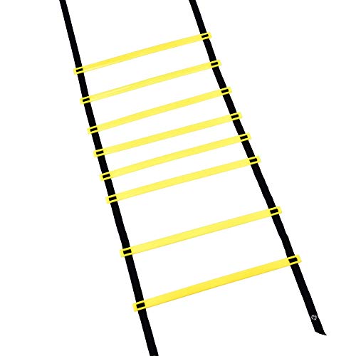 Football Ladder,4M Adjustable Soccer Ladder, Coordination and Speed Training Equipment,for High Training Boxing, Soccer, Football, , Ice Hockey