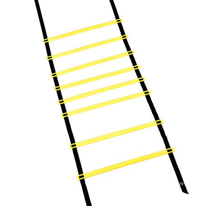 Greensen 13ft Training Ladder & Speed Cones Training Set Speed and Balance Training Ladder Ladder Exercise Workout Equipment for Soccer Speed Football Fitness Feet