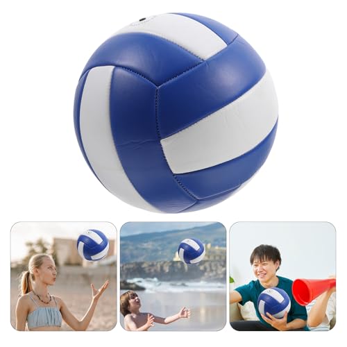 SHERCHPRY Thickened Soft Volleyball for Practice and Training Youth Volleyball Ball for Indoor Outdoor Beach Games Comfortable Impact-reducing Cover Design for Beginners Teens Adults