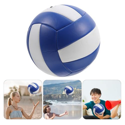 SHERCHPRY Thickened Soft Volleyball for Practice and Training Youth Volleyball Ball for Indoor Outdoor Beach Games Comfortable Impact-reducing Cover Design for Beginners Teens Adults