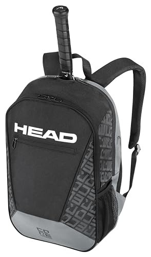 HEAD Core Tennis Backpack - Holds 2 Racquets with Padded Adjustable Straps Sports Bag - color: Black
