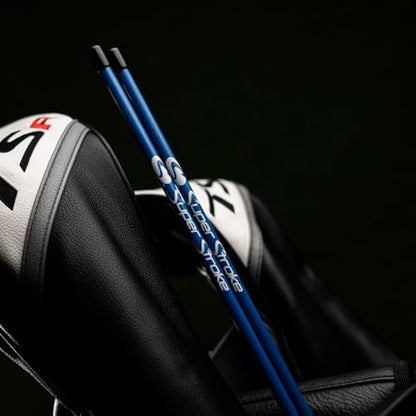 SuperStroke Golf Alignment Sticks 45" Fiberglass Rods, Full Swing Training Aid Kit, Help's with Posture Correction and Shot Accuracy (Set of 2) - color: Blue