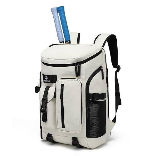 tennis mountain climbing travel backpack, independent shoe compartment for sports and fitness, waterproof 15.6-inch computer bag