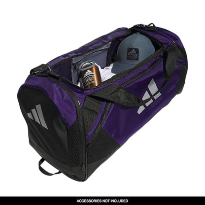 adidas Team Issue Duffel Bag – Durable for Sports & Travel - color: Collegiate Purple/2