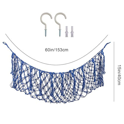 Ball Storage Net,Organizer Net for Basketball,Volleyball,Football,Sport Equipment Storage Hanging Hammock,Garage Ball Storage Net,Sports Ball Storage,Toy Net.