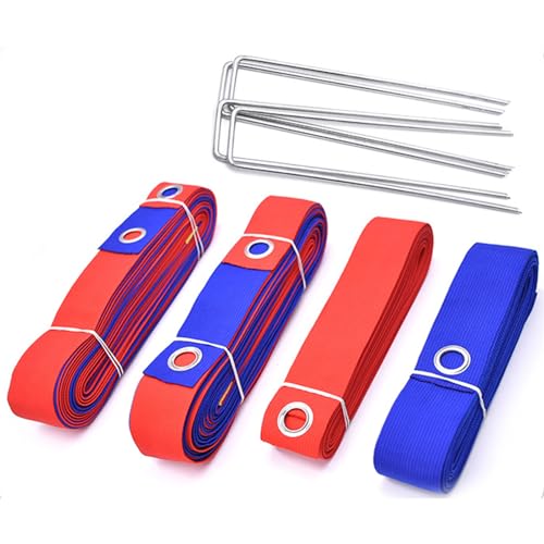 Boundary Marking Set – Professional Volleyball Court Line System | Recreational Athletic Gear for Lakefront, Playground, Park, School Gym, Family Gathering, Travel Holiday Resort, Durable Flexible