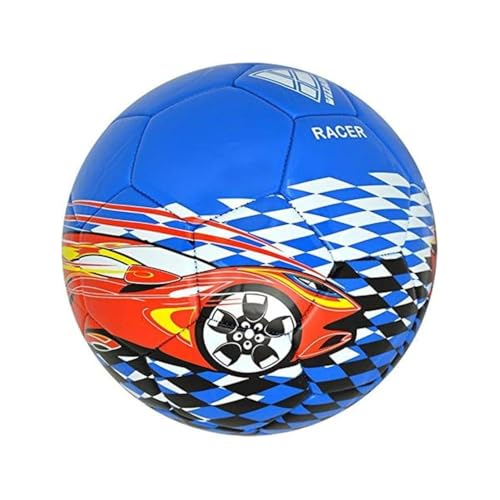 Vizari Soccer Ball for Youth, Adult, Kids | Sizes 3,4,5 | Durable Soccer Ball for Match & Practice | Perfect for Indoor & Outdoor Play - color: Blue/Red, size: 4
