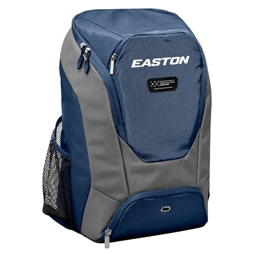 Easton Dugout Backpack Equipment Bag | Baseball & Softball | Multiple Colors - color: Navy