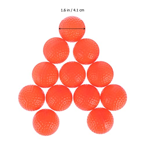 12pcs Indoor Golf Practice Balls Soft PU Material Realistic Feel for Training Suitable for Backyard and Indoor Use Exercise Training Aids