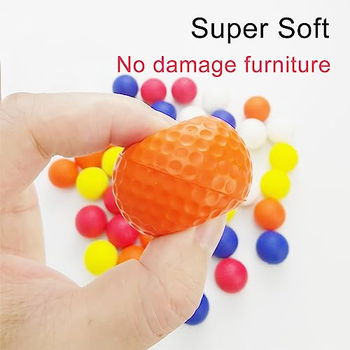 CAITON Color Foam Golf Balls, Pack Practice Golf Balls Training Golf Balls Wiffle Perforated for Home Putting Practice Backyards Swing Practice, Driving Range